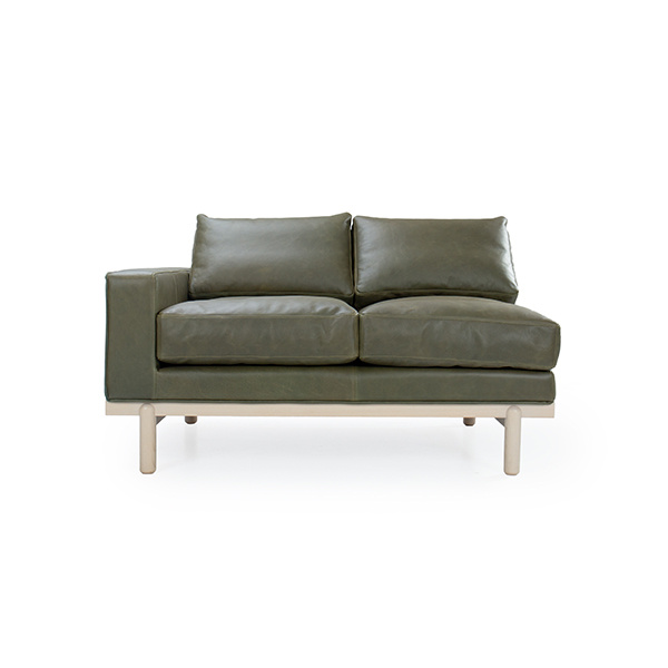 Cantor Left Arm Leather Sofa