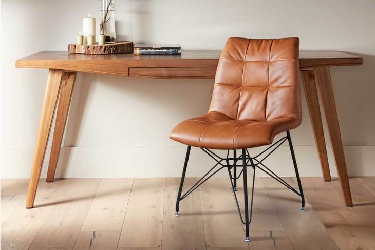 Oscar Leather Side Chair