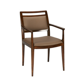 实木餐椅北欧靠背椅家用椅现代简约书房椅子扶手椅HF17167