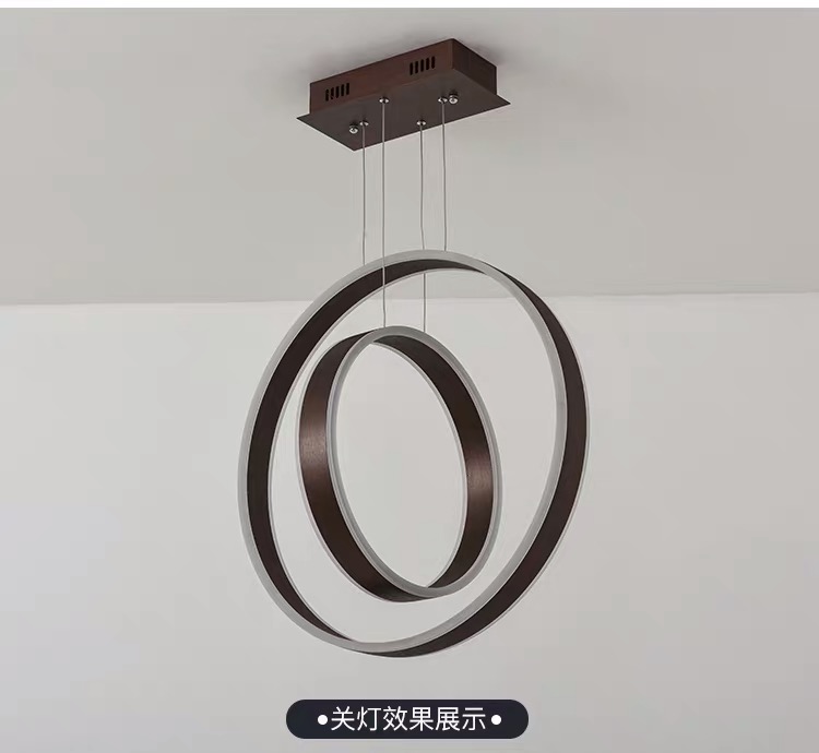 现代简约亚克力客厅餐厅厨房书房十字LED家居照明吊灯