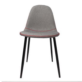灰色布艺餐椅/休闲椅