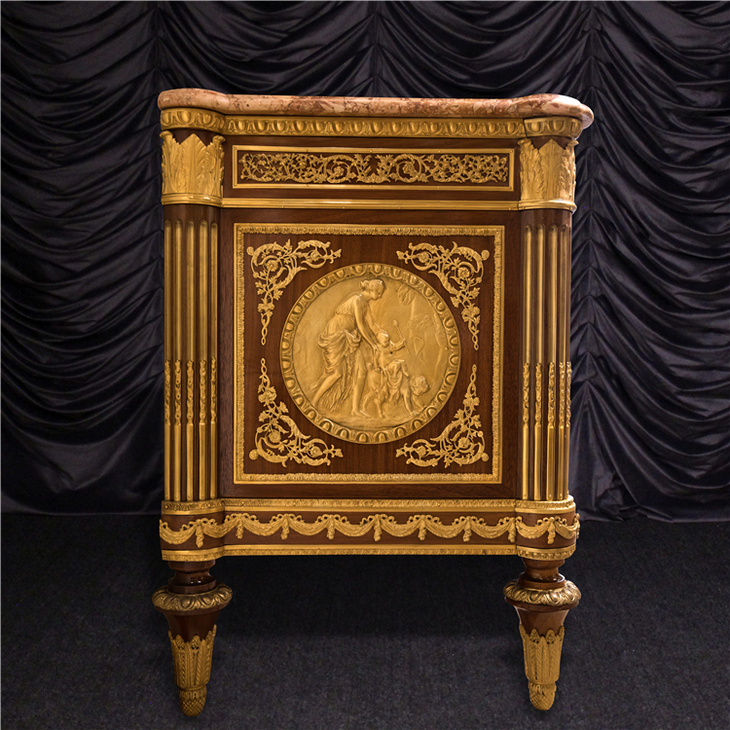 梵尼斯西洋古董家具法国枫丹白露宫同款krieger大师签名巨型边柜