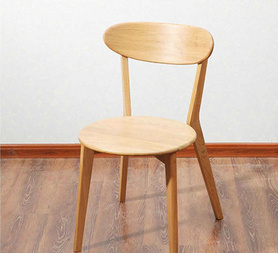 圆形实木椅子