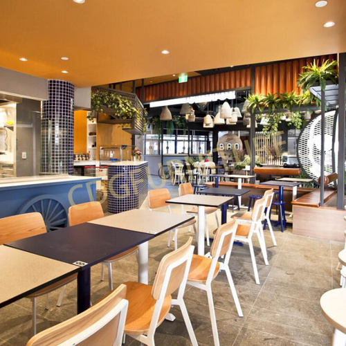 購物中心餐飲店 烤魚燒烤店 主題特色餐廳家具餐椅 705-H45-STW