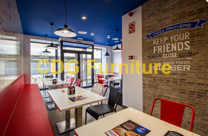 连锁餐厅餐饮 品牌餐厅 西餐厅咖啡店 主题餐厅家具餐椅 796S-H45-ALU