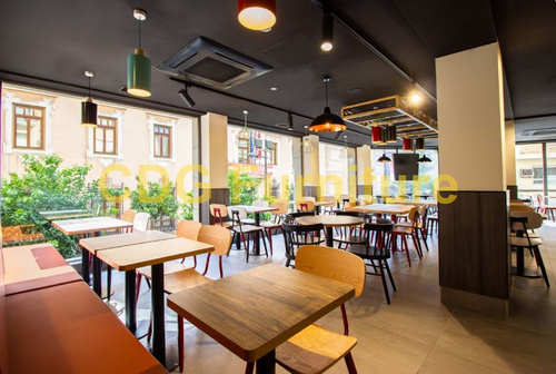 高檔定制 個(gè)性主題餐廳 壽司店咖啡館家具餐椅 658C-H45-STW