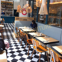 飲品甜點店 個性西餐廳 中高檔美食店家具餐椅  658A-H45-STW