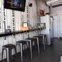 豪華工業(yè)風(fēng)復(fù)古咖啡館店 Tolixs 金屬餐飲椅子  618-H45-ST