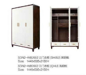 SDN2-WB2602三门衣柜