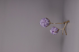 球（2PCS)-紫晶花B0315