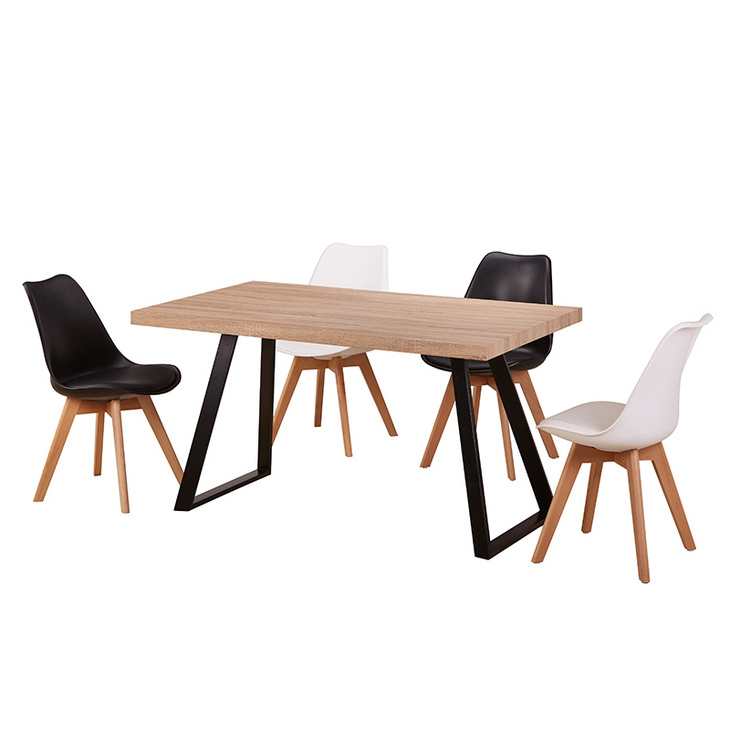 Free Sample Cheap Home Furniture Wooden MDF Luxury Modern Dining Room Table