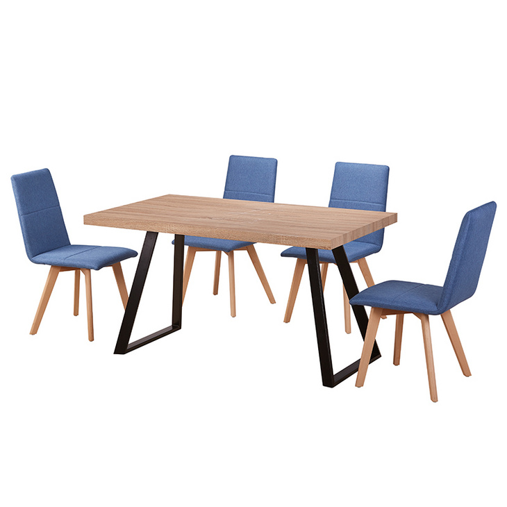 Free Sample Cheap Home Furniture Wooden MDF Luxury Modern Dining Room Table