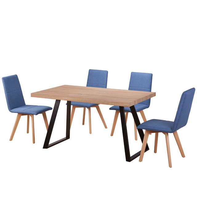 Free Sample Cheap Home Furniture Wooden MDF Luxury Modern Dining Room Table