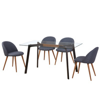 tempered glass top living room home table