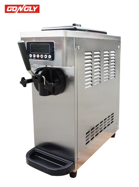 Table top soft ice cream machine