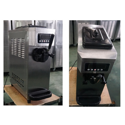 Table top soft ice cream machine