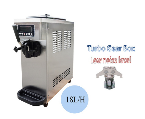 Table top soft ice cream machine