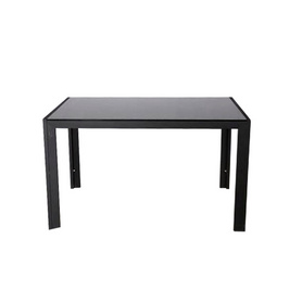 Modern black and white home dining table