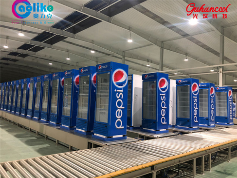 商用立式单开玻璃门冷柜