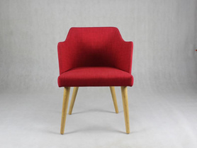 现代简约北欧实木餐椅日式曲木布艺椅靠背扶手餐椅 C240