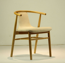 北欧Y椅实木餐椅家用现代简约化妆椅新中式餐桌椅实木椅子皮质靠背餐椅 C370