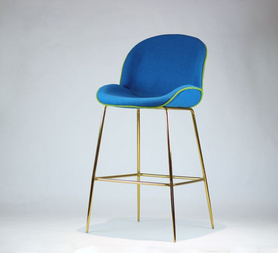 北欧ins贝壳椅子 网红化妆椅简易书桌梳妆椅简易餐椅家用靠背高脚餐椅 B378