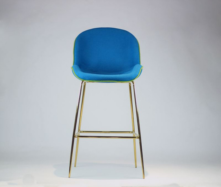 北欧ins贝壳椅子 网红化妆椅简易书桌梳妆椅简易餐椅家用靠背高脚餐椅 B378