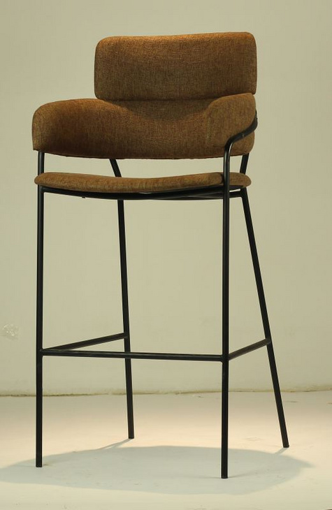 吧台椅北欧简约布艺软包吧椅创意高脚凳吧台凳酒吧椅吧凳高脚椅子 B384