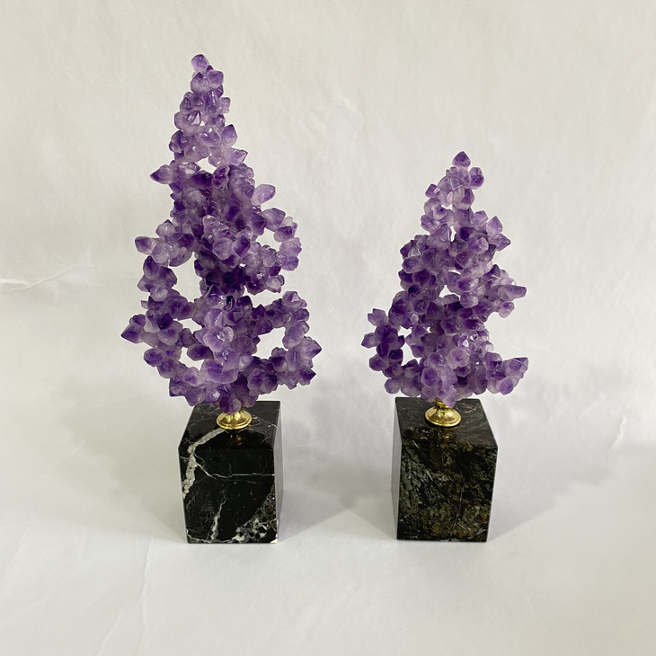 松树-大理石底+紫晶花B20201107-B20201108