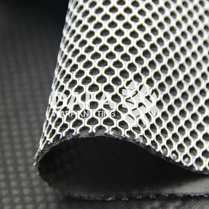 3D网布DF044 三明治网眼布网孔透气 应用于床垫箱包鞋材服装汽车摩托