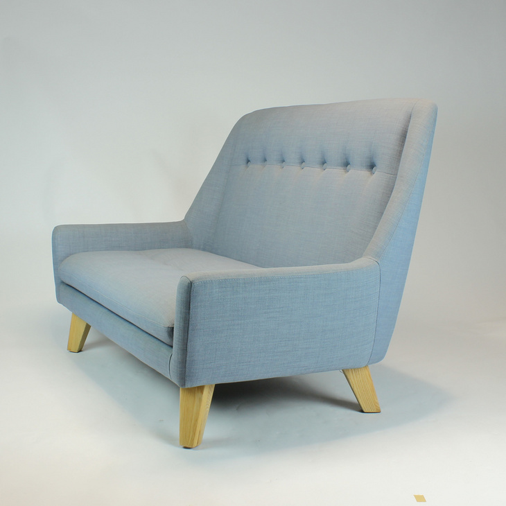 北欧简约现代皮质沙发美式小户型客厅单人双人沙发整装办公室接待沙发 S306-2