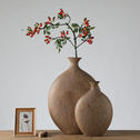 树脂工艺品家居斜纹花瓶现代简约办公室家庭创意插花摆饰一件代发