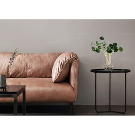 简约时尚创意北欧现代铁艺黑色移动边几角几客厅沙发小茶几