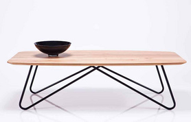 意式极简长板餐桌椅组代简约北欧实木长方形餐饮桌子 T457