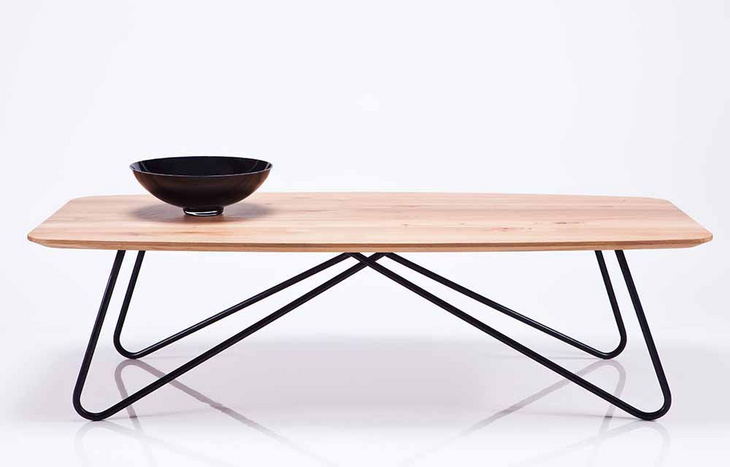 意式极简长板餐桌椅组代简约北欧实木长方形餐饮桌子 T457