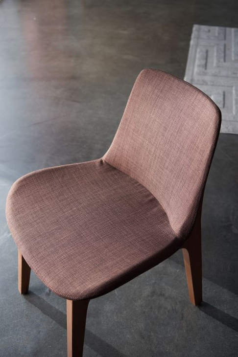 北欧靠背皮椅布艺软垫商用现代带扶手高级灰色时尚咖啡厅餐饮店凳子 C273-1