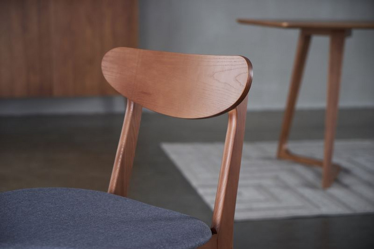 实木餐椅北欧简约靠背舒适椅凳轻奢现代餐厅休闲椅子 C218