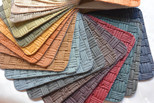 編織紋皮革765Q系列Woven Pattern PU Leather