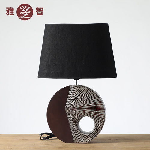 熱銷創(chuàng)意現(xiàn)代家居裝飾 樹脂雙面臺燈燭臺工藝禮品定制