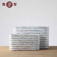 廠家直銷(xiāo)創(chuàng)意樹(shù)脂家居裝飾工藝品雙線圈木花瓶擺件