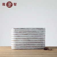 廠家直銷(xiāo)創(chuàng)意樹(shù)脂家居裝飾工藝品雙線圈木花瓶擺件