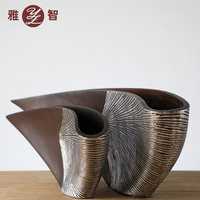 熱銷創(chuàng)意現(xiàn)代家居裝飾 樹脂雙面臺(tái)燈燭臺(tái)工藝禮品定制