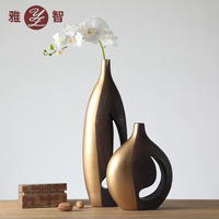 現(xiàn)代簡(jiǎn)約手工樹(shù)脂工藝品定制 家居創(chuàng)意裝飾花瓶擺件