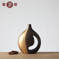 現(xiàn)代簡(jiǎn)約手工樹(shù)脂工藝品定制 家居創(chuàng)意裝飾花瓶擺件