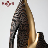 現(xiàn)代簡(jiǎn)約手工樹(shù)脂工藝品定制 家居創(chuàng)意裝飾花瓶擺件