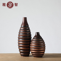 熱銷創(chuàng)意樹脂客居客廳臥室插花大線圈花瓶裝飾擺件