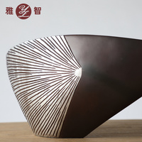熱銷創(chuàng)意現(xiàn)代家居裝飾 樹脂雙面臺(tái)燈燭臺(tái)工藝禮品定制