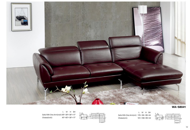 Menoir Modern Italian Leather Sofa沙发