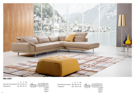 Menoir Modern Italian Leather Sofa沙发