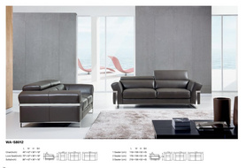 Menoir Modern Italian Leather Sofa沙发